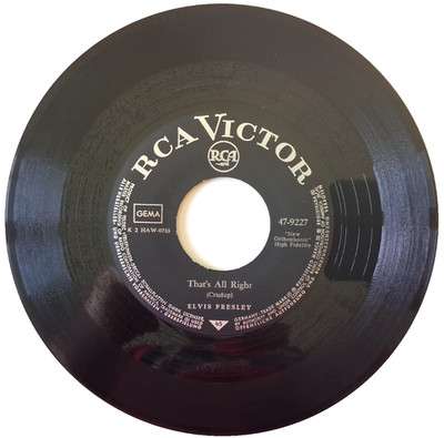 NM Elvis Presley That's All Right Alright Mama 7'' VINYL 45 Germany 1964