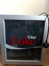 Husky Diet Coke 48L Tabletop Mini Fridge Silver Glass Door HUS-HY210 85W