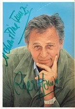 Roger Hanin 1925-2015 French actor director Navarro autograph signed 4"x6" photo