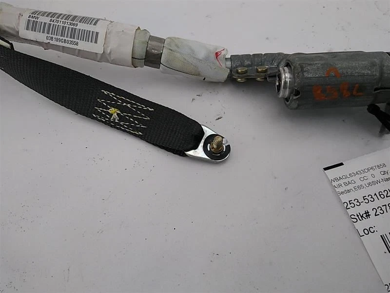 BMW 745i E65 Driver Left Roof Curtain Airbag Air Bag 2003 2004 2005 Foto 2 de 4