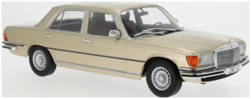 Mercedes S Class W116 Beige 1972 1:18 Scale Model Car Group MCG18550