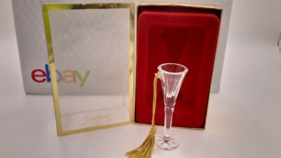 Gorham Lady Ann Flute Champagne Glass Ornament 2000 New