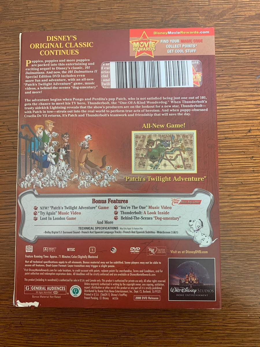 101 Dalmatians II: Patchs London Adventure DVD Special Edition
