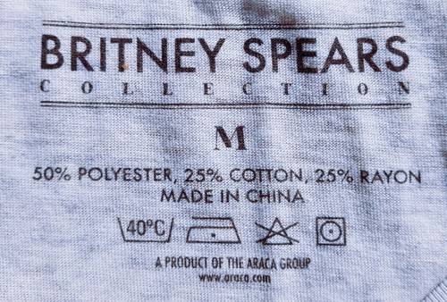BRITNEY SPEARS COLLECTION WARHOL GRAPHIC GREY SHIRT SIZE M NEW WITH TAG - Picture 3 of 4