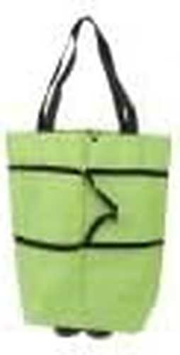 Foldable Shopping Cart, Collapsible Trolley Bags Utility Cart Portable Rolling C