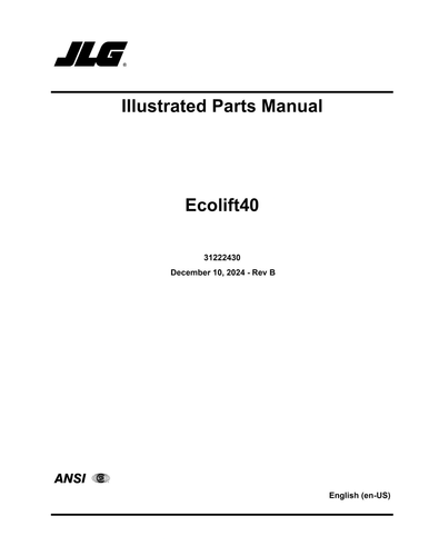 JLG Vertical Mast Lifts OWNERS PARTS SERVICE Manuals Maintenance Schematics IPLs - Picture 158 of 172