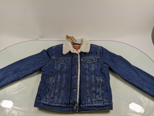 Levi's Damen getragen in Original Sherpa Trucker Jacke - 36136-0060 - Bild 6 von 11
