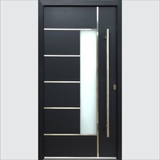 Welthaus Haustür WH75 Aluminium mit Kunststoff LA 40 Modern KÖLN Ud=0,8 W/m²K