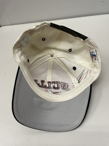 Vintage Chicago Bulls Logo Athletic Diamond Aztec Snapback Mütze Kappe weiß schwarz - Bild 8 von 11