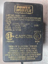 Fisher Price Power Wheels 00801-0972 Class 2 12V Charger Model C-12150