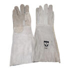 ☀️17 Inch Industrial Welding Gloves Heat Resistant Cow Split Leather Bbq Gloves