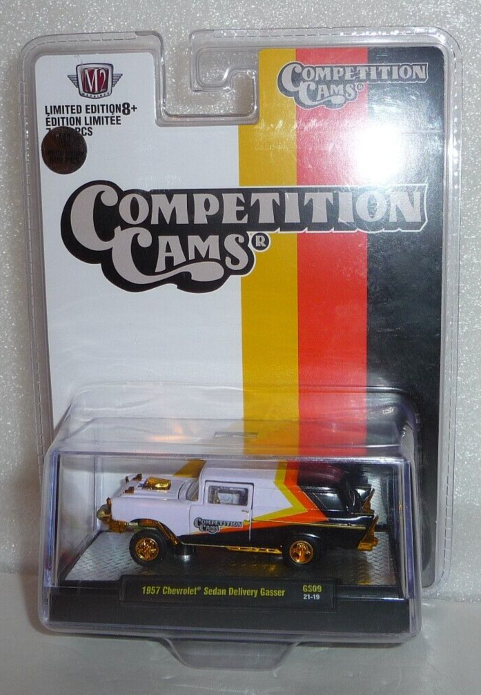 M2 Machines Gold Chase 1957 Chevrolet Sedan Delivery Gasser 1:64 Diecast