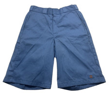 Vtg Dickies Canvas Shorts 32 Light Powder Blue Baggy Y2K Street Skater