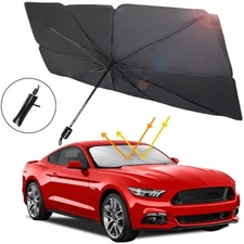 Auto Car Windshield Front Window Sunshade Cover Anti-UV Visor Foldable Umbrella