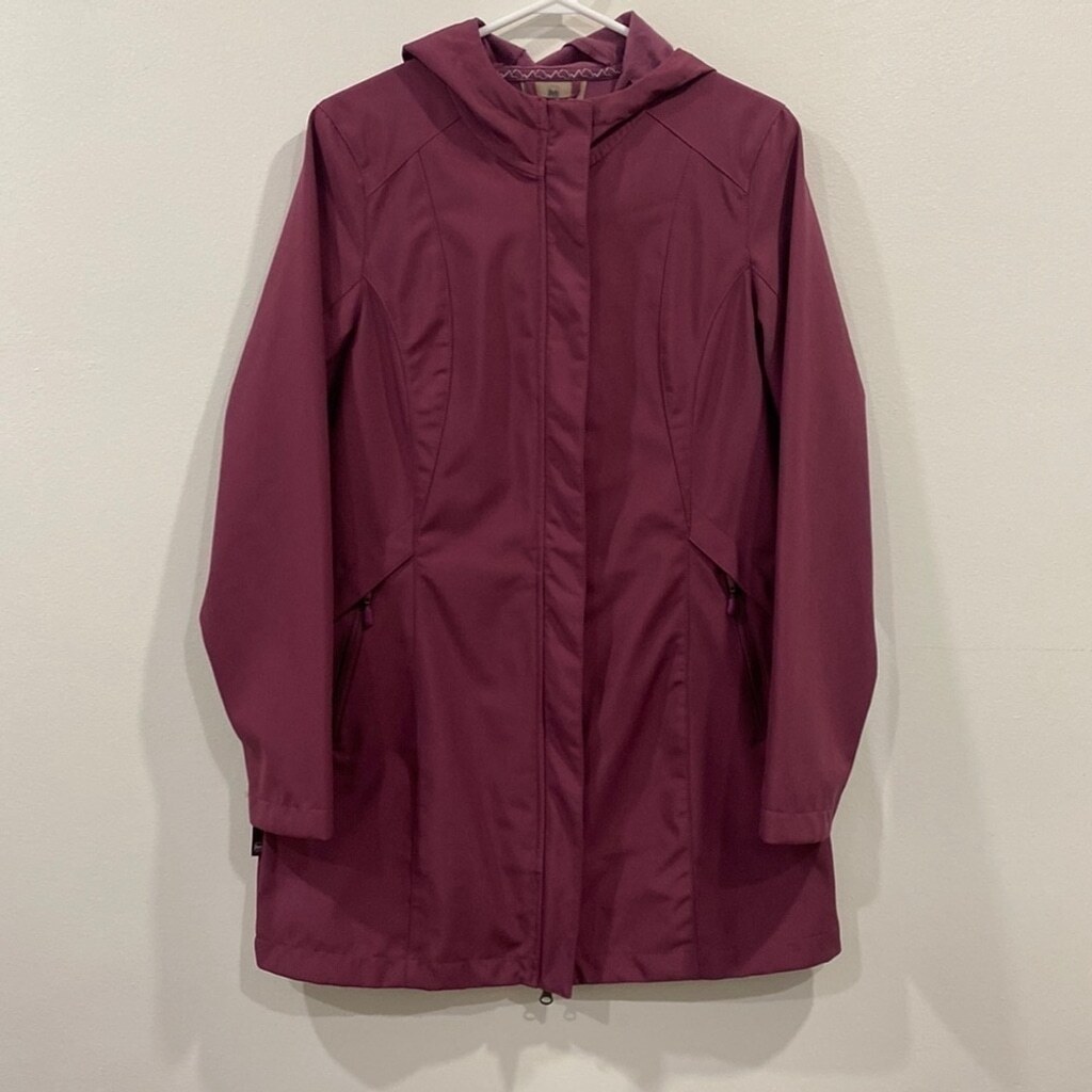 Wind River Plum Purple Long Fall Spring Jacket Size Medium
