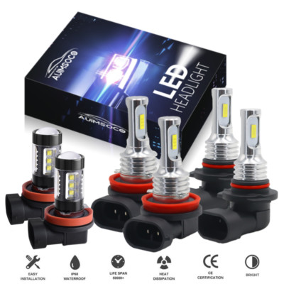 For Honda HR-V HRV 2019-2021 2022 6000K LED Car Light High Low Fog Light Bulbs