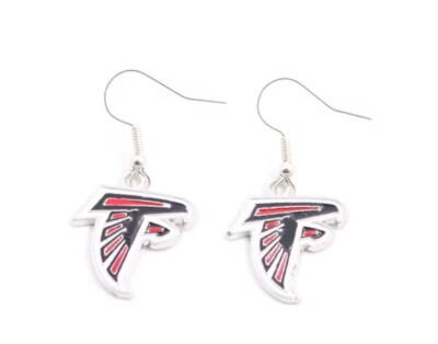 Atlanta Falcons Football Team Earrings Fan Decor Merch Jewelry Gift