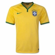 Nike Mens Authentic 2014 World Cup Soccer Jersey Brazil Brasil