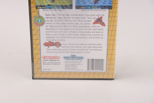 Burning Force Sega Genesis 1989 Namco Game Brand New Shrink Falling Off - Picture 7 of 11