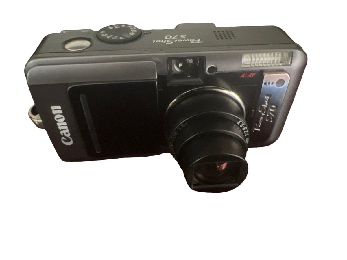 ＊完動品　完動品 Canon PowerShot S70 Canon PowerShot S70 AiAF 7.1MP 3.6x Digital Camera - no