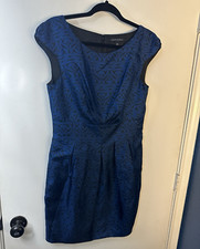 Banana Republic Dress. Blue & Black 