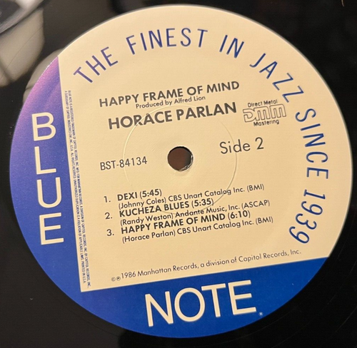 HORACE PARLAN - Happy Frame of Mind ~ BLUE NOTE 84134 {nm} w/GRANT GREEN -RARE - Foto 5 di 5
