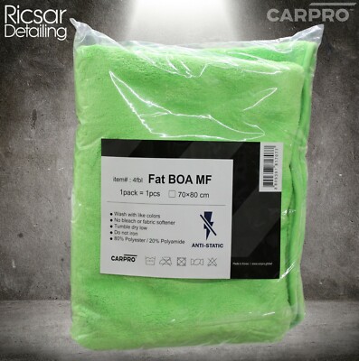 Carpro Fat Boa Large Ultra Plush 800gsm Microfiber Drying Towel 70 x 80cm