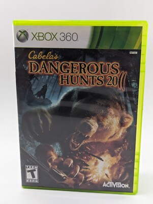 Cabela's Dangerous Hunts 2011 (Microsoft Xbox 360) Complete Tested & Working