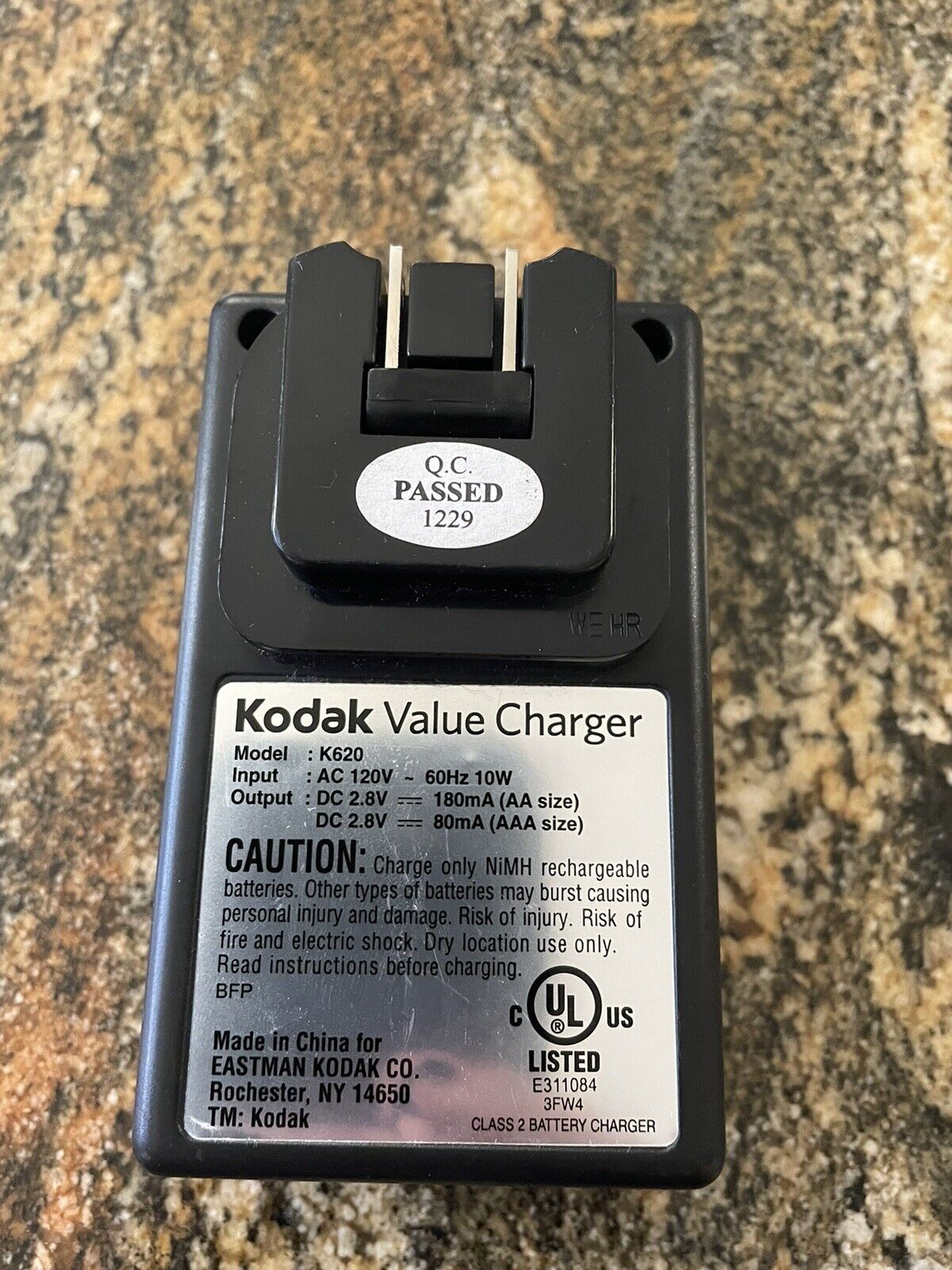 Kodak Value Charger AA / AAA Battery Charger K620 | eBay