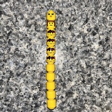 Lot Of Lego Minifigure Heads And Plain Yellow Tops