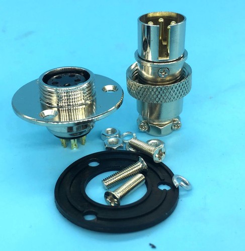 GX16 2 pin 3/4/5/6/7/8Pin Reverse Circular Aviation Plug Socket Flange Connector - Picture 38 of 72