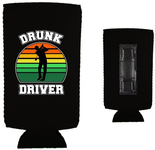 Drunk Driver Golf Magnetic Slim Can Coolie; Compatible with Ultra - Picture 2 of 12