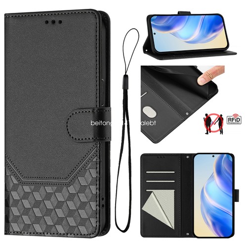 RFID Flip Wallet Leather Phone Case For TCL 501 503 406 505 50 LE 40 30 XL Cover - Picture 26 of 29