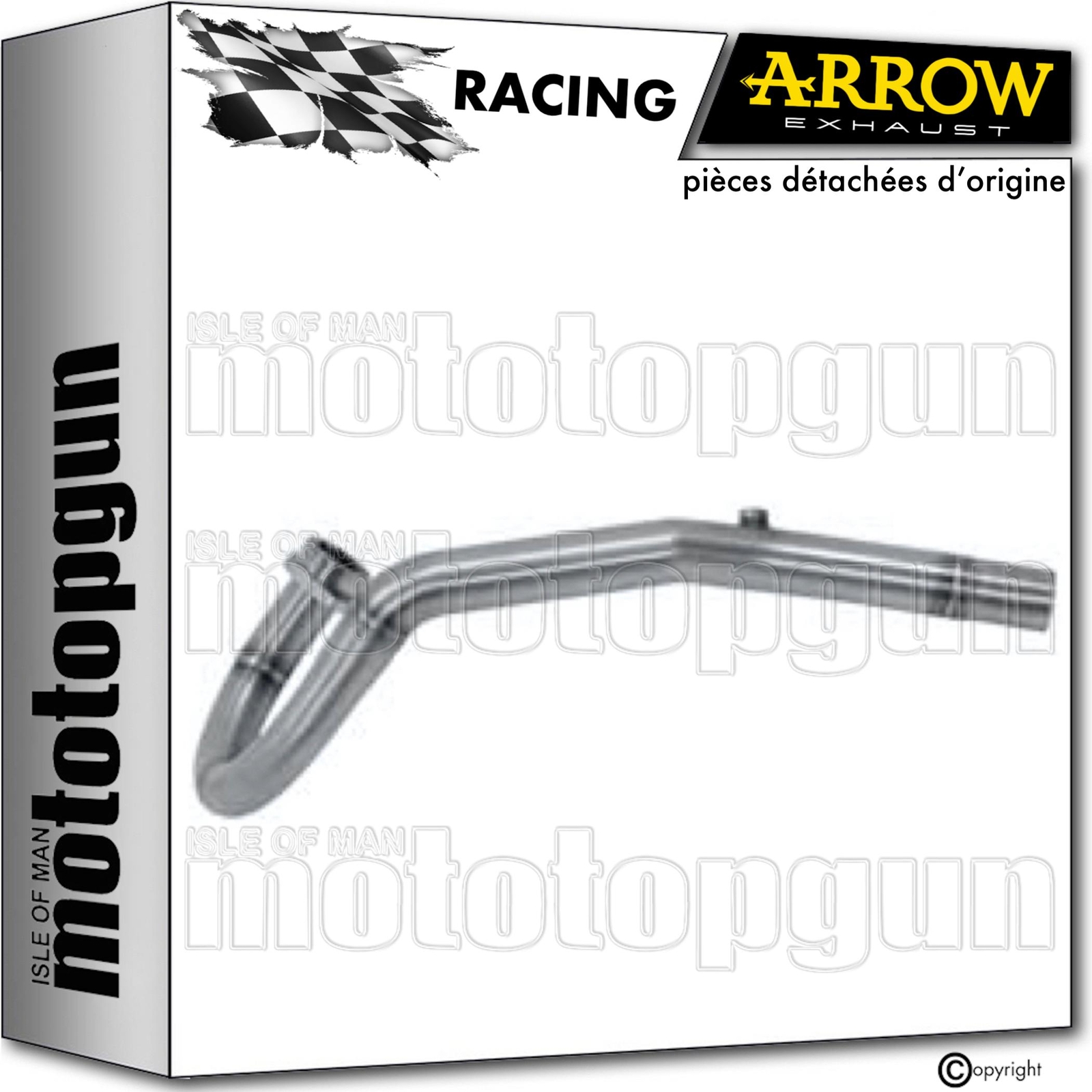 Collecteur Arrow pour Honda CRF 250 L 2017-2018 en acier inoxydable