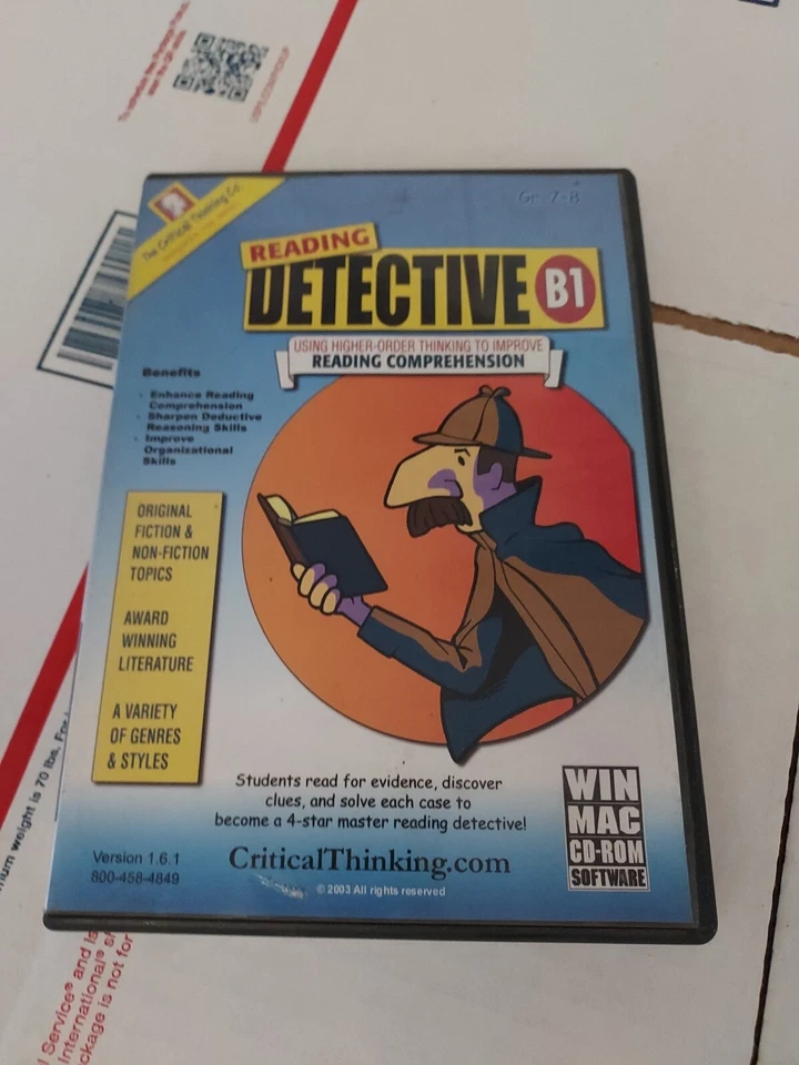 New Math Detective A1 Thinking Reading Writing Mathematics CD-Rom Grades 5-6#191 - Image 2 of 4