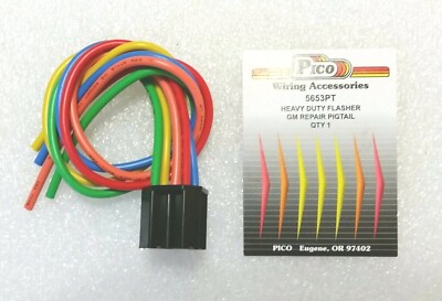 PICO Wiring Accessories 5653PT HD Flasher GM Repair Pigtail Auto Electrical NOS