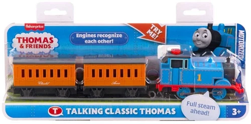 Thomas & Friends Motorized Talking Thomas Engine with Annie & Clarabel