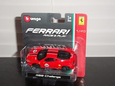 BBURAGO 2015 OFFICAL PRODUCT FERRARI RACE  PLAY 1/43 SCALE 458 CHALLENGE