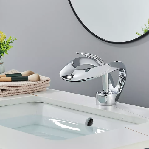 Grifo mezclador lavabo lavabo lavabo de una sola manija/agujero cascada - Imagen 27 de 74