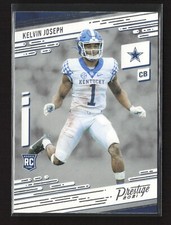 2021 Panini Prestige Kelvin Joseph RC #268 Dallas Cowboys