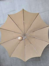 Vintage Umbrella no hole or rip in beige color