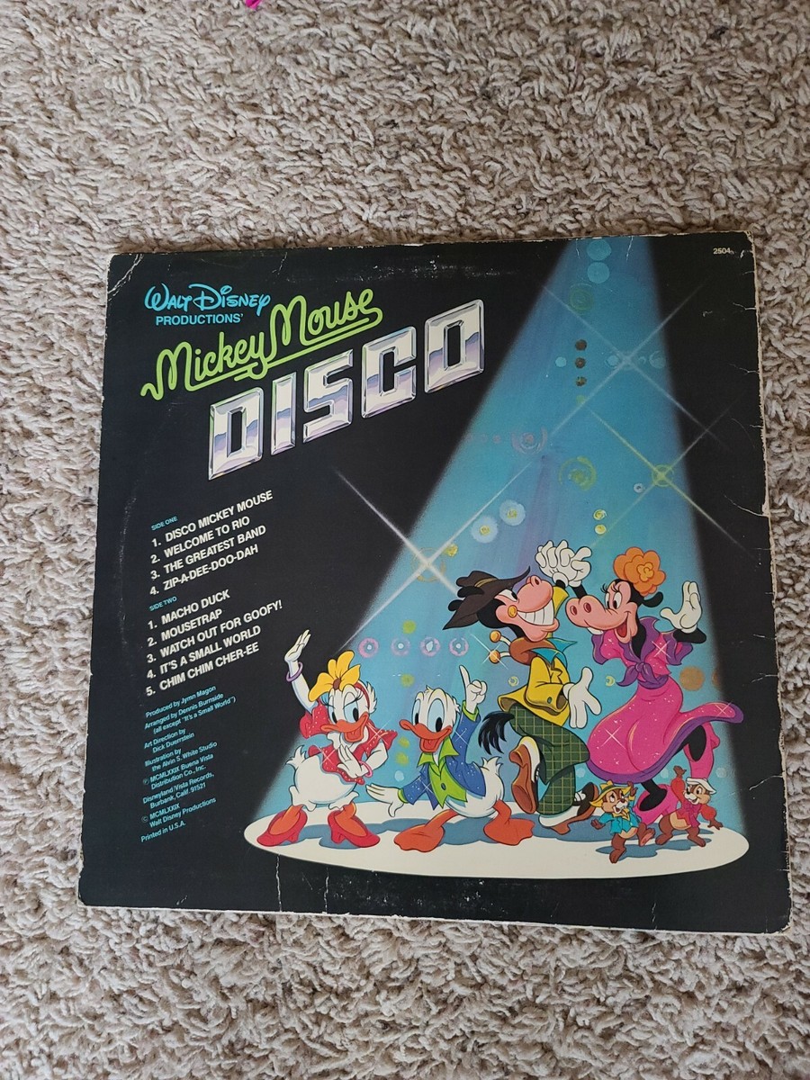 ディズニーランド　LP Micky Mouse 1970年代　ヴィンテージ ディズニーランド LP Micky Mouse 1970年代 ヴィンテージ