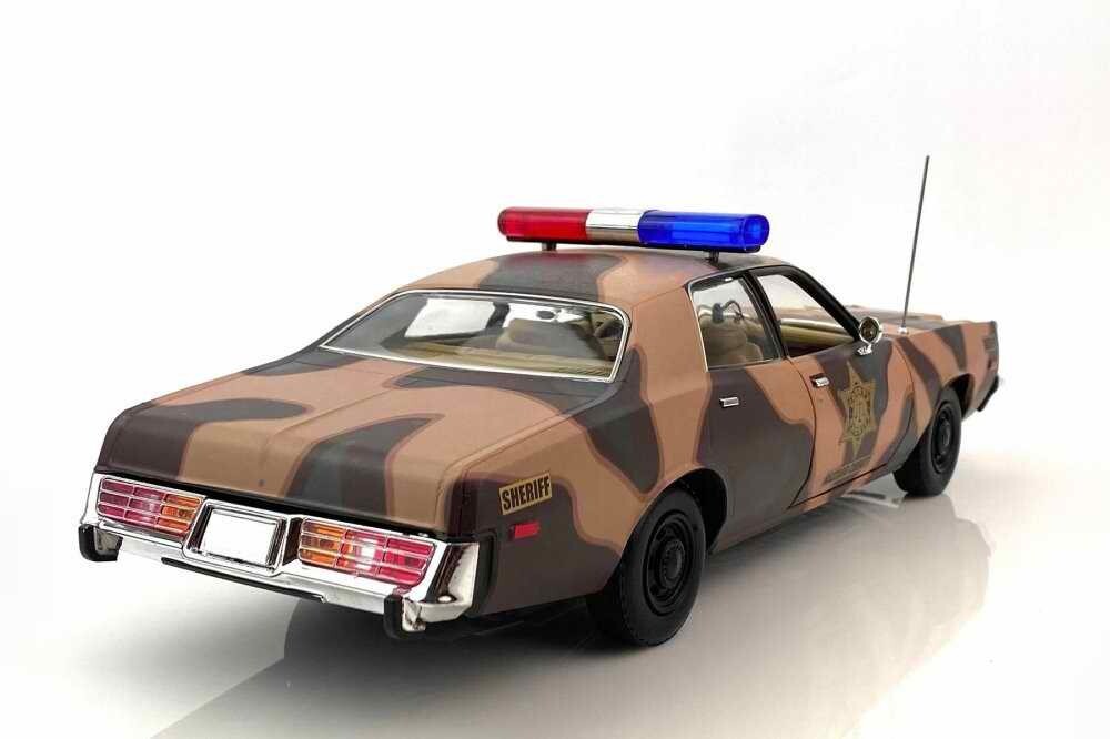 DODGE Monaco Police 1/18 Dukes of Hazzard pour décoration bureau style vintage américain