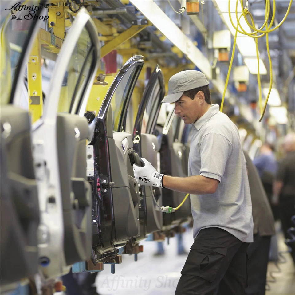 Ansell HYFLEX WORK GLOVES 11-800 White Nylon Nitrile Safety Glove AS/NZS Cert - image 4 of 4