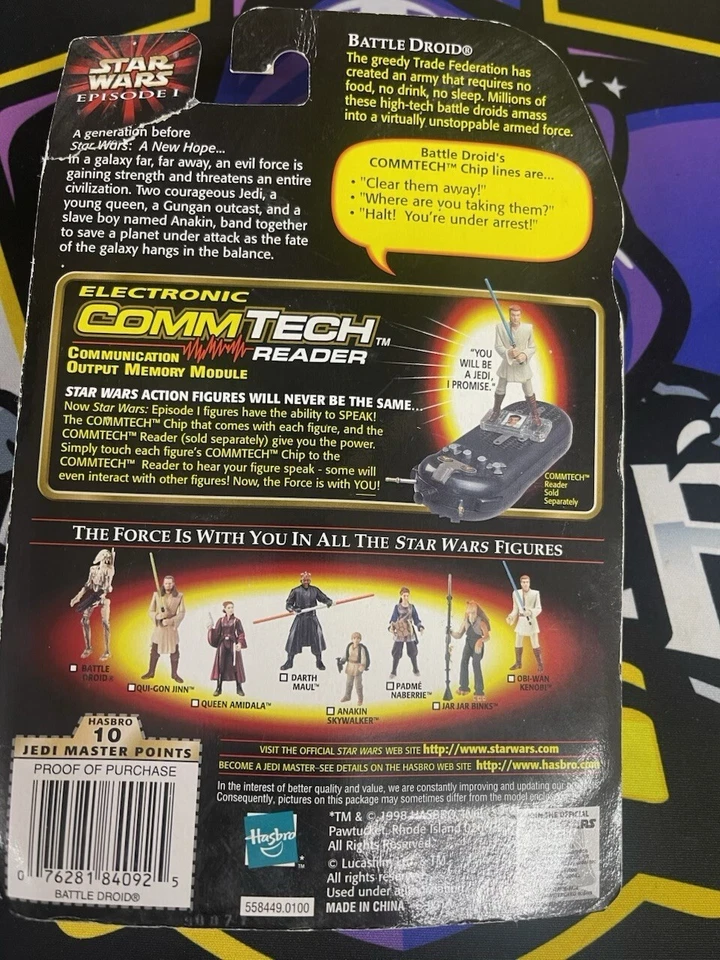 1998 Star Wars: Episode I The Phantom Menace, Hasbro Action Figures NEW. Choose - Image 2 of 2