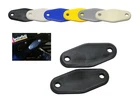 BLACK MIRROR BLOCK OFF BASE DELETE PLATES COVER CAPS PLUG APRILIA RS250 RS 250
