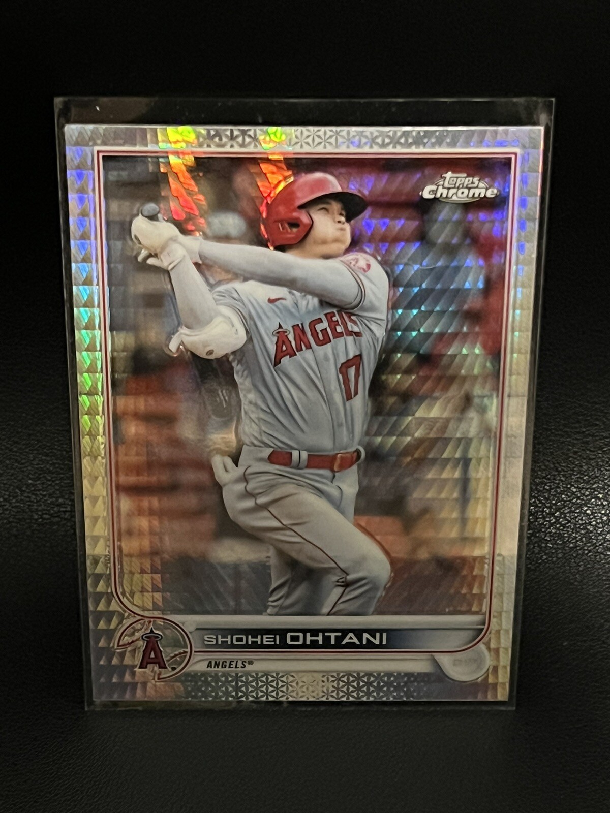 2022 Topps Chrome Refractor Prism #1 SHOHEI OHTANI  Los Angeles Angels Baseball