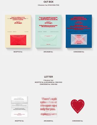 ENHYPEN ROMANCE : UNTOLD 2nd Full Album Standard 3 Ver Set (via