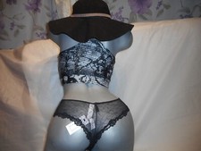 Intimissimi Women's Brazilian Nero Brief Panty MEDIUM