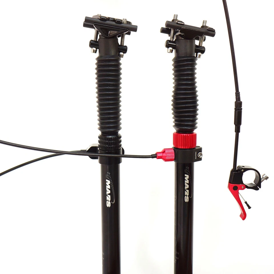 TMARS MTB 滴管座杆 带遥控器 419L 或 S 27.2 x 400 mm 适配器 — 第 2/4 张图片